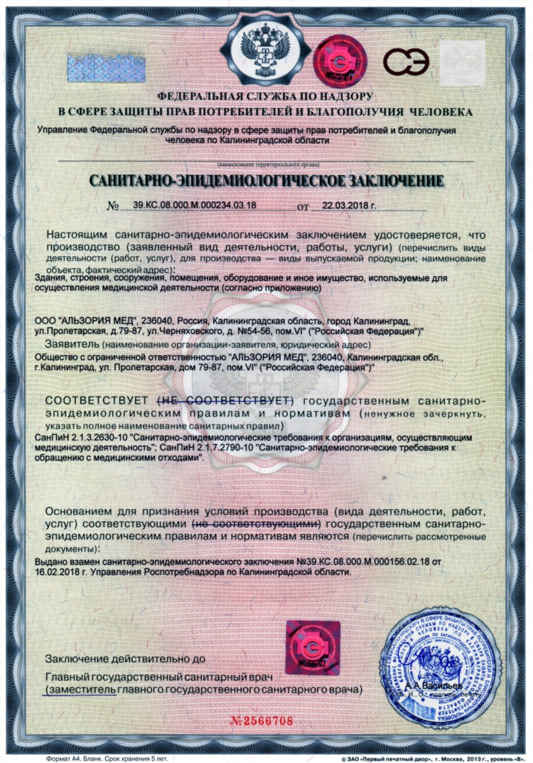 Альзория калининград