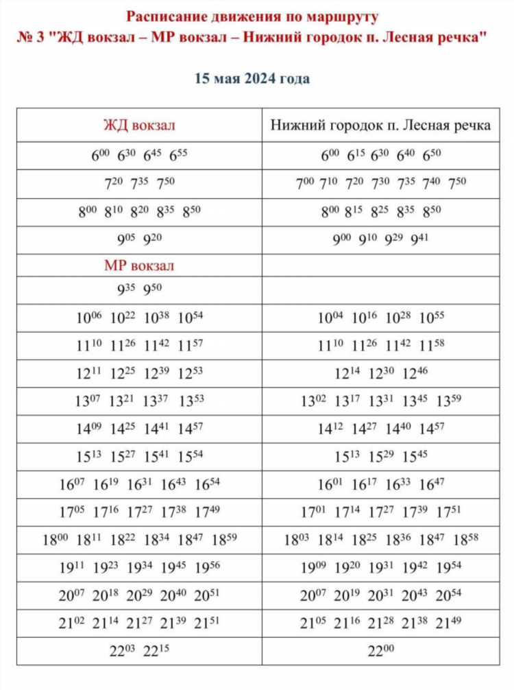 Автобус калининград расписание