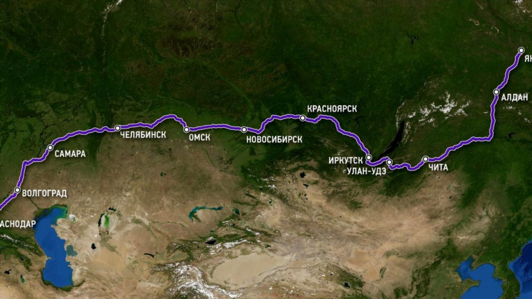 Челябинск калининград расстояние