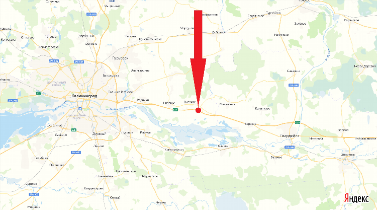 Полесск сколько км от калининграда